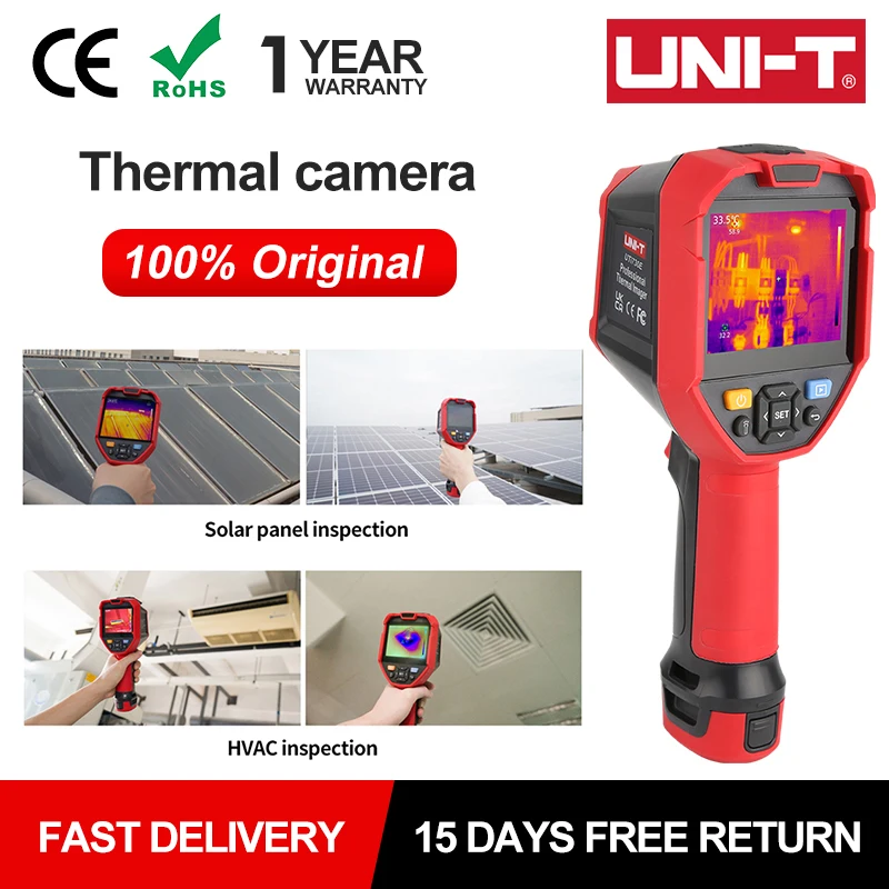 UNI-T Enhanced Thermal Camera UTI720E UTI730E Construction Thermal Imager Thermal Imaging Camera For Water Leak Detector