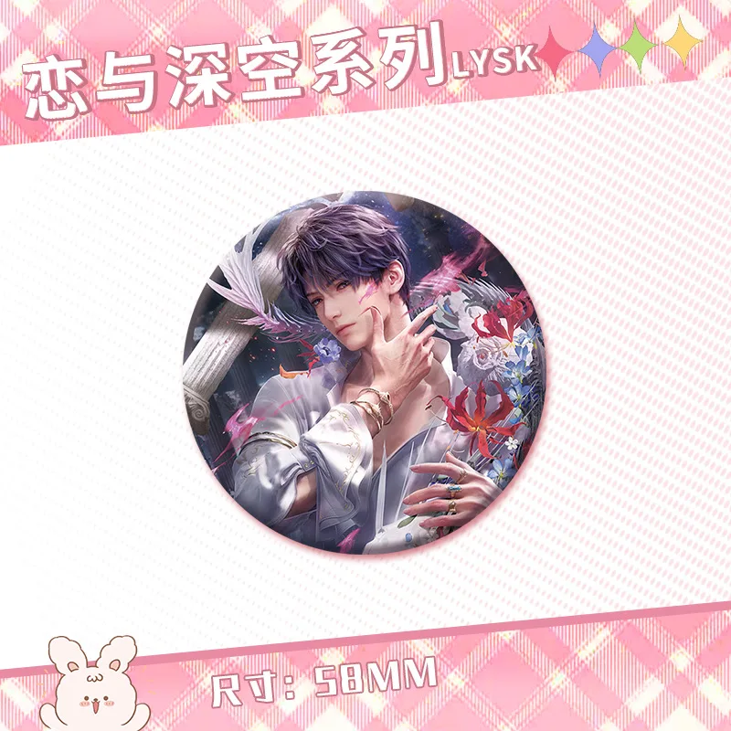Брошь-с-персонажем-игры-«Любовь-и-глубокий-космос»-zayne-sylus-rafayel-caleb-булавки-для-рюкзака-одежда-значок-аксессуары-подарки-для-любителей-коллекционирования