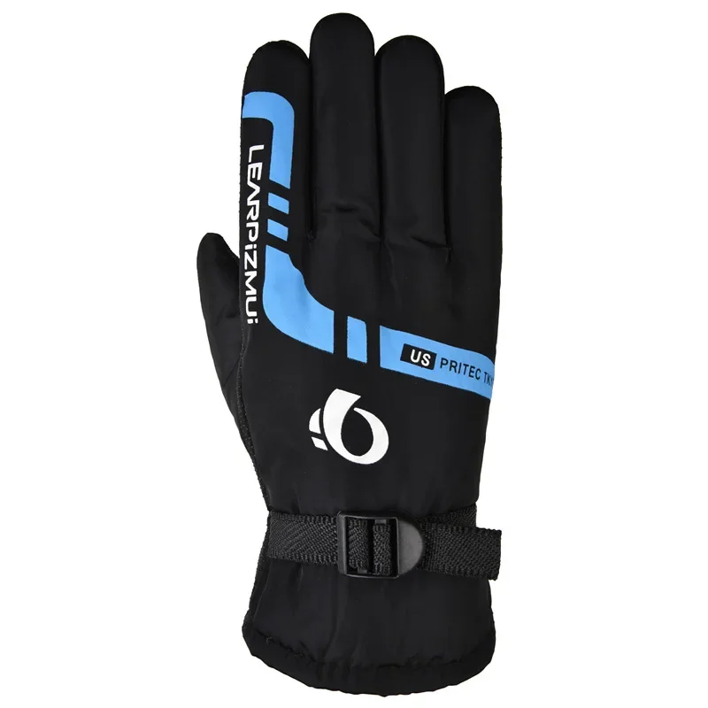 Guantes de moto de invierno para hombre con pantalla táctil impermeable al aire libre