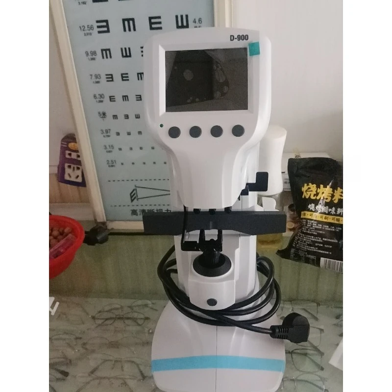 D-900 Mini Computer Lensmeter HD Color Screen Auto Lensmeter Pupil Distance Measurement Optical Shop Equipment