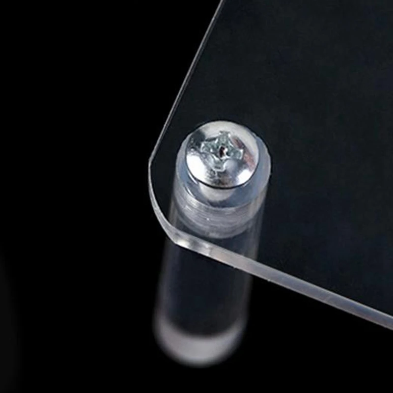 Acrylic Display Risers, Perfume Stand Organizer, Clear Acrylic Shelf Risers for Stands for Food, Tabletop Use
