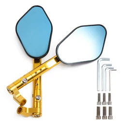 For kawasaki Z900 Z1000 Z800 Z750 Z650 Z300 Z250 Z125 Universal Motorcycle Mirror CNC Side Rearview