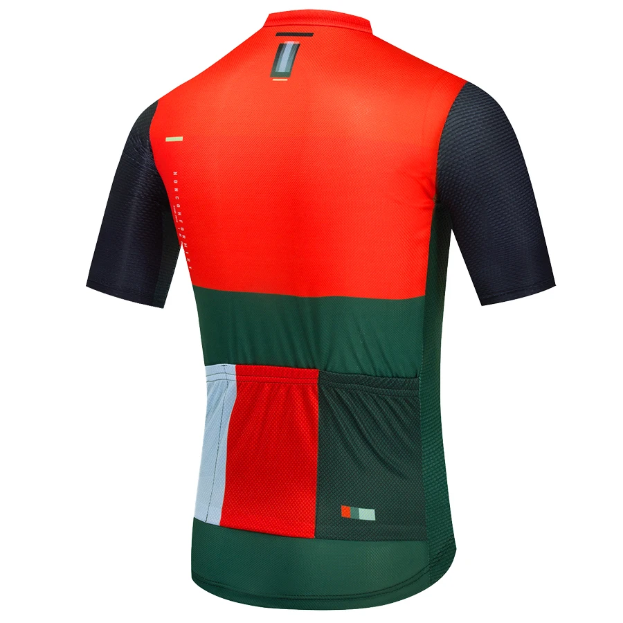 2024 new summer men\'s cycling short sleeved sportswear, breathable and comfortable outdoor mountain cycling clothes