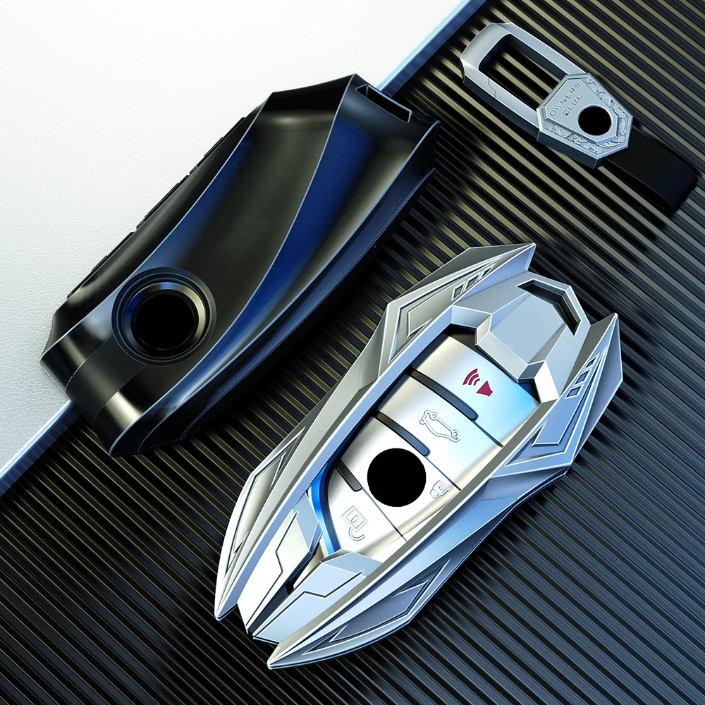 Zinc Alloy Car Key Case Cover For BMW 1 3 5 7 Series X1 X3 G01 X4 G02 X5 F15 F16 M3 M4 F30 F31 F32 F34 F20 F21 F07 F10 G30