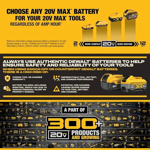 100% Genuine Dewalt Flexvolt Battery XR Lithium-ion 60V 9.0AH DCB609 20V 6.0AH DCB206 Power Tool Batteries DCB606 DCB612 DCB615