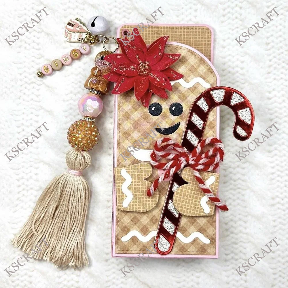 KSCRAFT كاندي بار عيد الميلاد إضافة على قطع يموت الإستنسل DIY بها بنفسك سكرابوكينغ النقش الزخرفية DIY بها بنفسك ورقة بطاقات