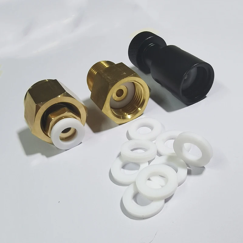 High Pressure PTFE  Washer Gasket Sodastream TR21-4 W21.8 CGA320 G3/4 G1/2 Air Seal Sealing Orings Cylinder Adapter