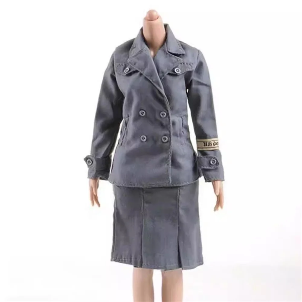 

Large Sale 1/6 DML Toys Female Soldier Communication Tops Coat Skirt Dress Uniform Toys Model Not Real For 12" TBL PH Doll Fig