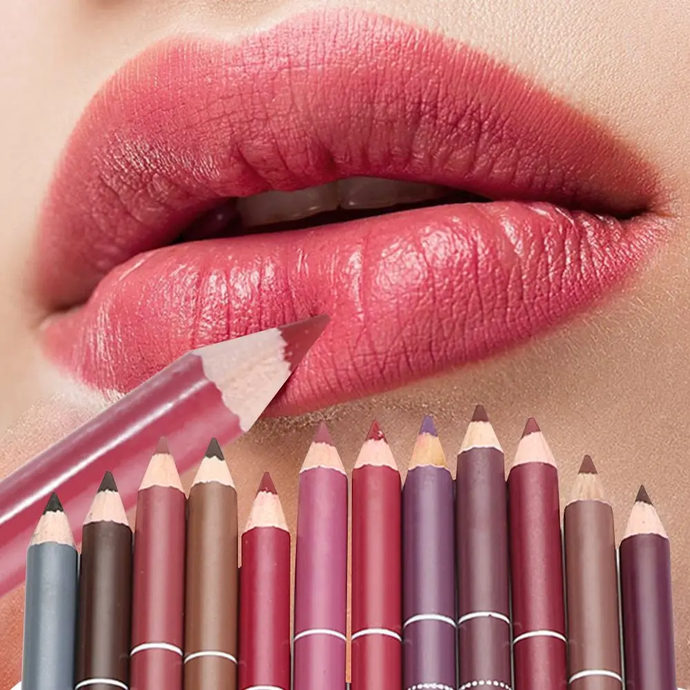 1PC Wood Lady Charming Professional Eyeliner Pencil Lip liner Pen Cosmetic Tool Makeup