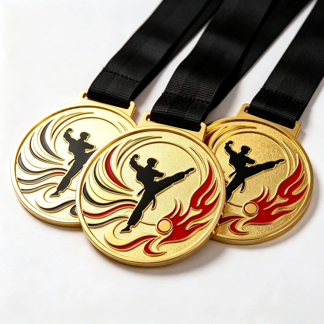 Custom Medals Factory Design Your Own Blank Zinc Alloy 3D Gold Award Any Sports Event Custom Metal Souvenir Medals Custom Logo