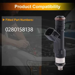 0280158138 8PCS Fuel Injectors For Ford F-150 Ford F-250 Super Duty E-250 Expedition 5.4L High Impedance Nozzle Fuel Injector