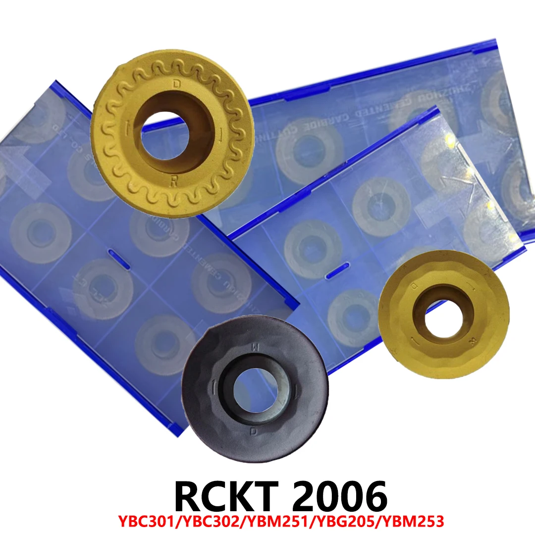 

RCKT оригинальные RCKT2006MO DM DR ER YBC301 YBC401 YBC302 YBM251 YBG302 YBM351 твердосплавные вставки RCKT2006 MO лезвия для держателей инструментов с ЧПУ