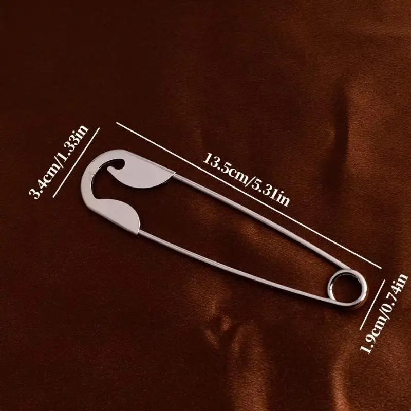 Große Sicherheitsnadel-Haarspangen aus Metall für Frauen und Mädchen, Haar-Accessoires, Haarklammern, Haarnadeln, Kopfbedeckungen, Geschenke – Detail 11
