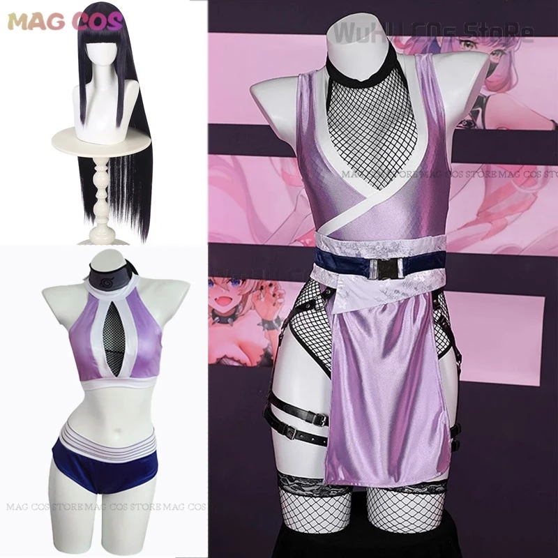 Hinataa Hyug Cosplay Byakugan Prinzessin Kostüm Sexy Doujin Kleid Weiß Auge Prinzessin Ninja Original Manga Frauen Halloween Party