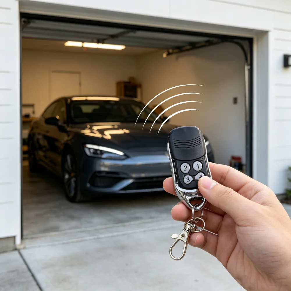 ECA Garage Gate Controller for 81CR 82CR 84CR ACR-6 433.92mhz Remote Control Rolling Code Command Handheld Transmitter