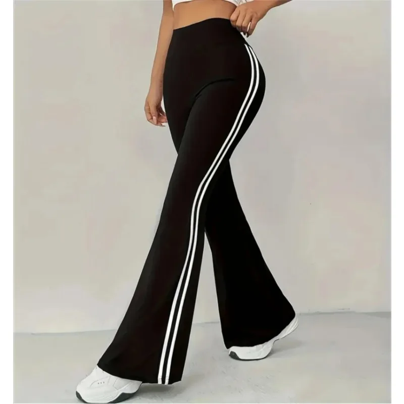 

Women's Slim Casual Flare Pants Hight Waist Fashin Micro Pull Trousers Spring Summen Female Outfit Pant Street Chic Clothes