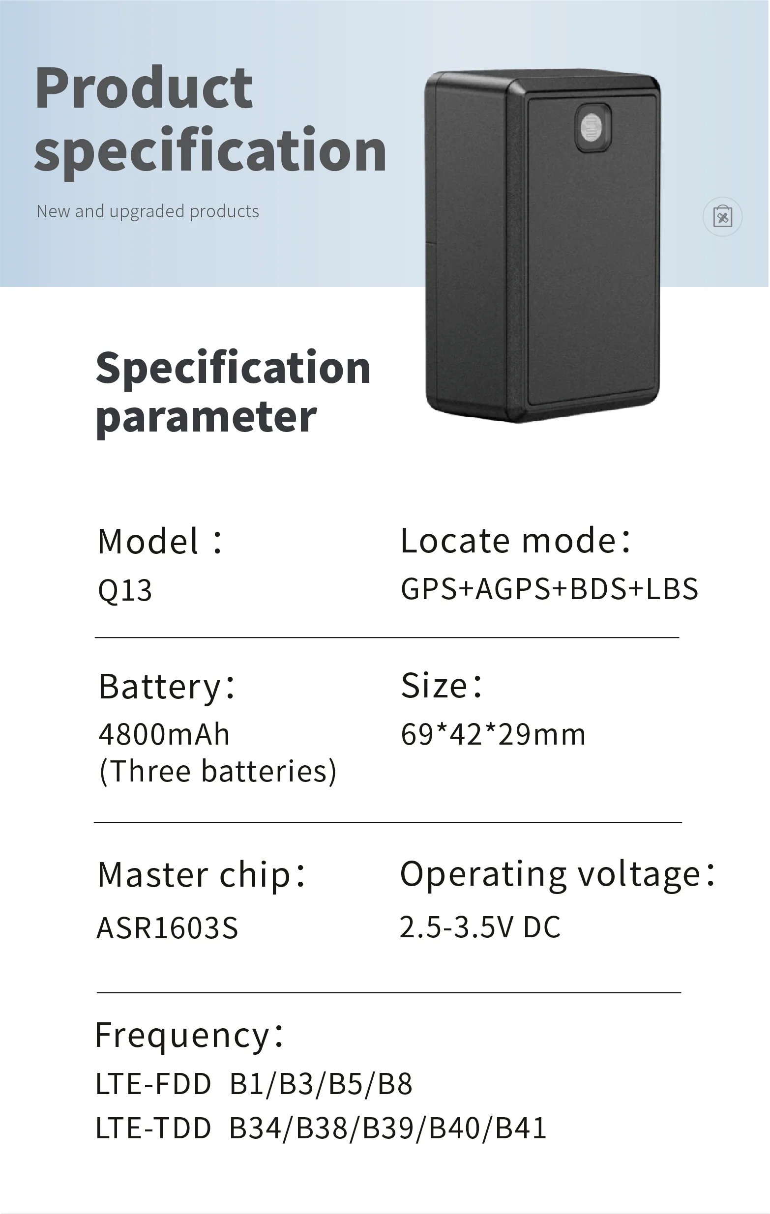 Portable Mini GPS Tracker with 1-Year Real-Time Location Waterproof Magnetic Housing Android App GSM LBS 4G PC Lifetime 4G PC