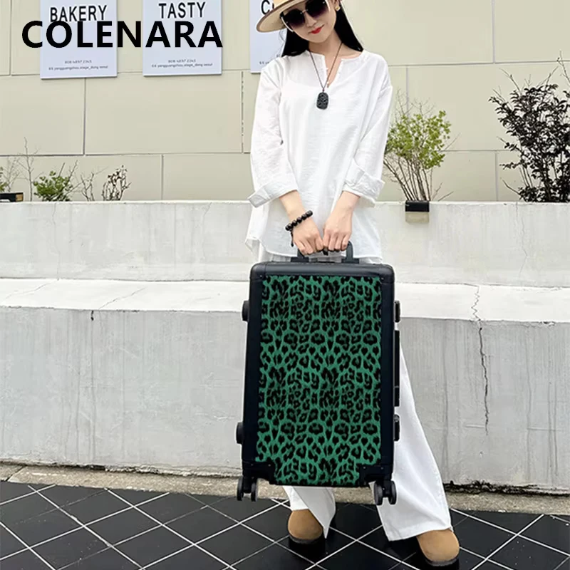 COLENARA Luggage Travel Bag 20 Inch Women's Boarding Box 24