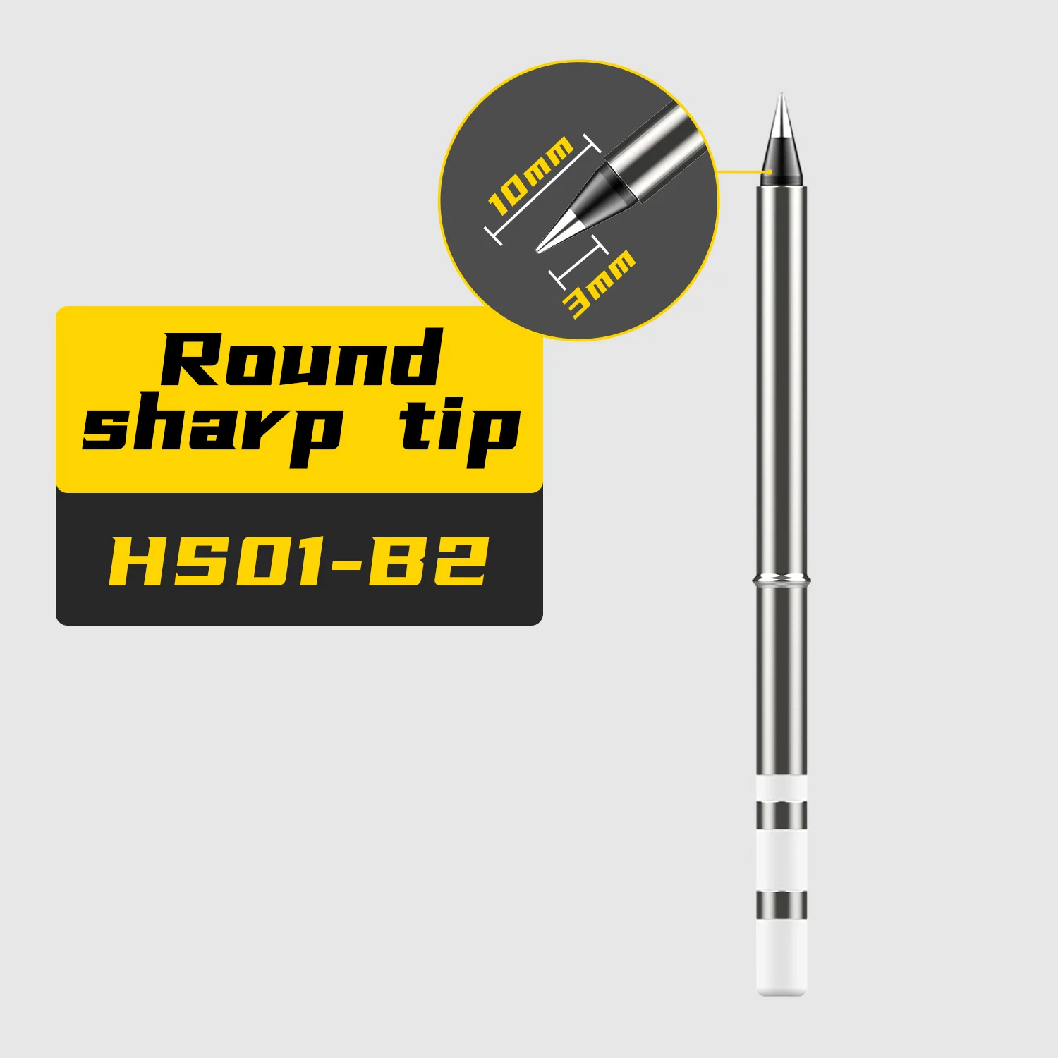 Soldering iron tip FNIRSI HS-01 kit model HS01-BC2 B2 ILS KR K65 BC3 internal heated lead-free soldering station kit