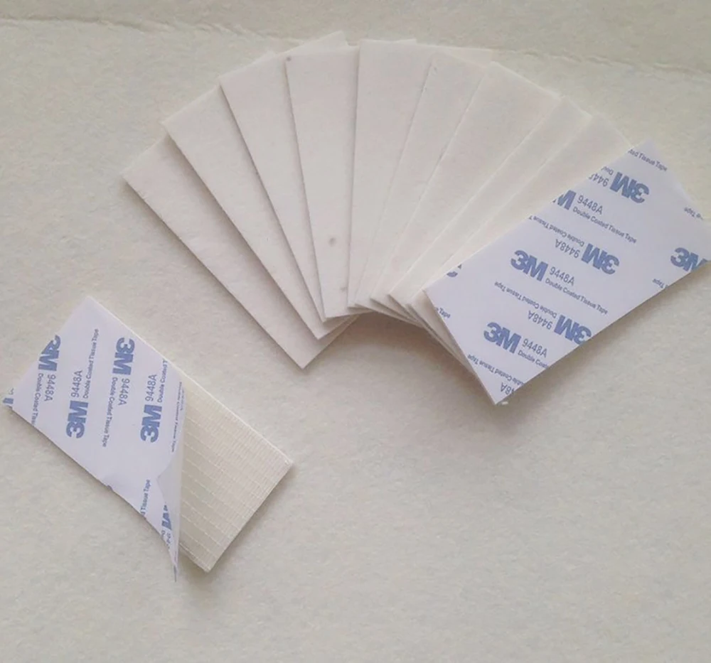 10 Stück Ersatz-Wollfilztücher für 10cm Vinylfolien-Abzieher, Auto-Wrap PPF Schaber, Kantenschutz, Carbon-Fenstertönungswerkzeug