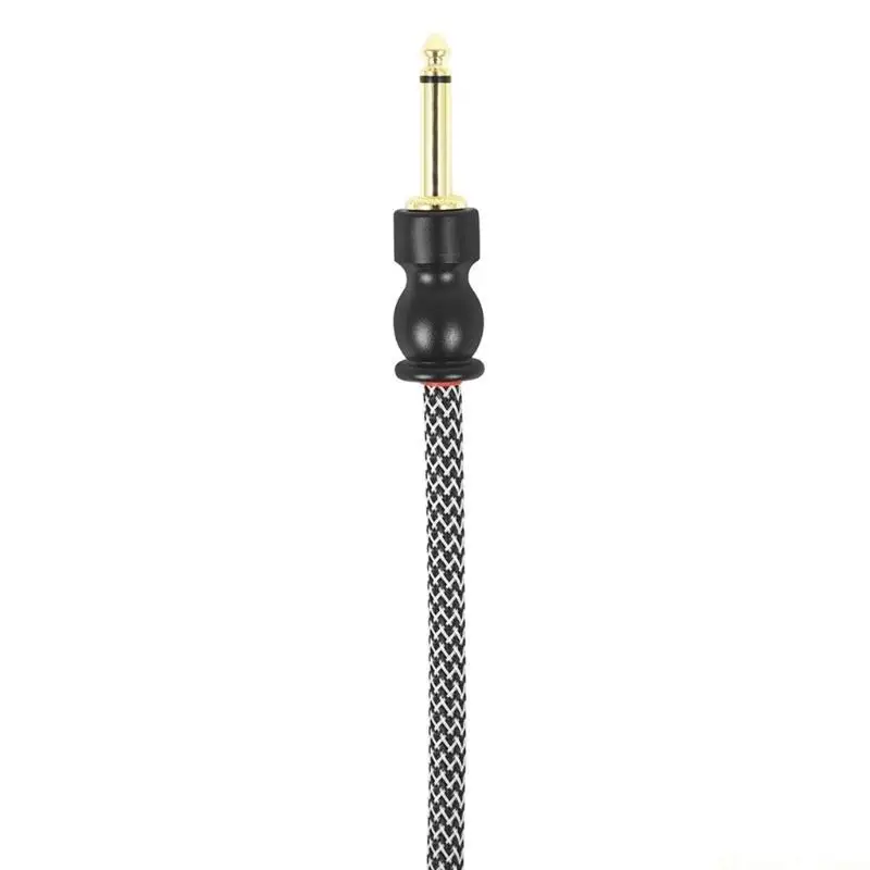 31BE 1/4in Straight to Guitar Instrument Cable Noiseless Sound