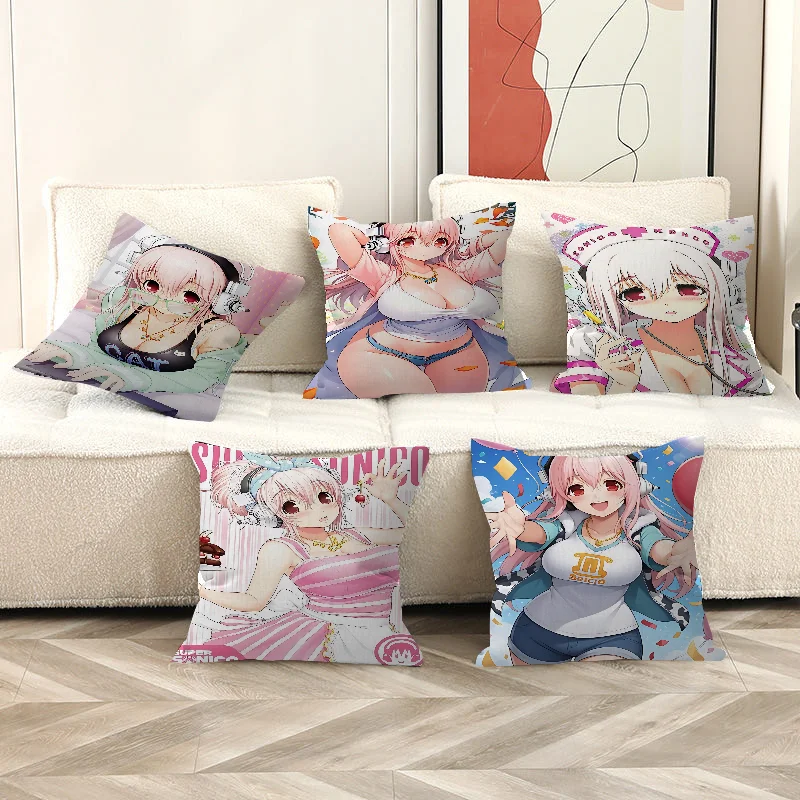 

Super S-SonicoS Game Pillow Gifts Home Office Furnishings Bedroom Sofa Car Cushion Cover Case 45x45cm