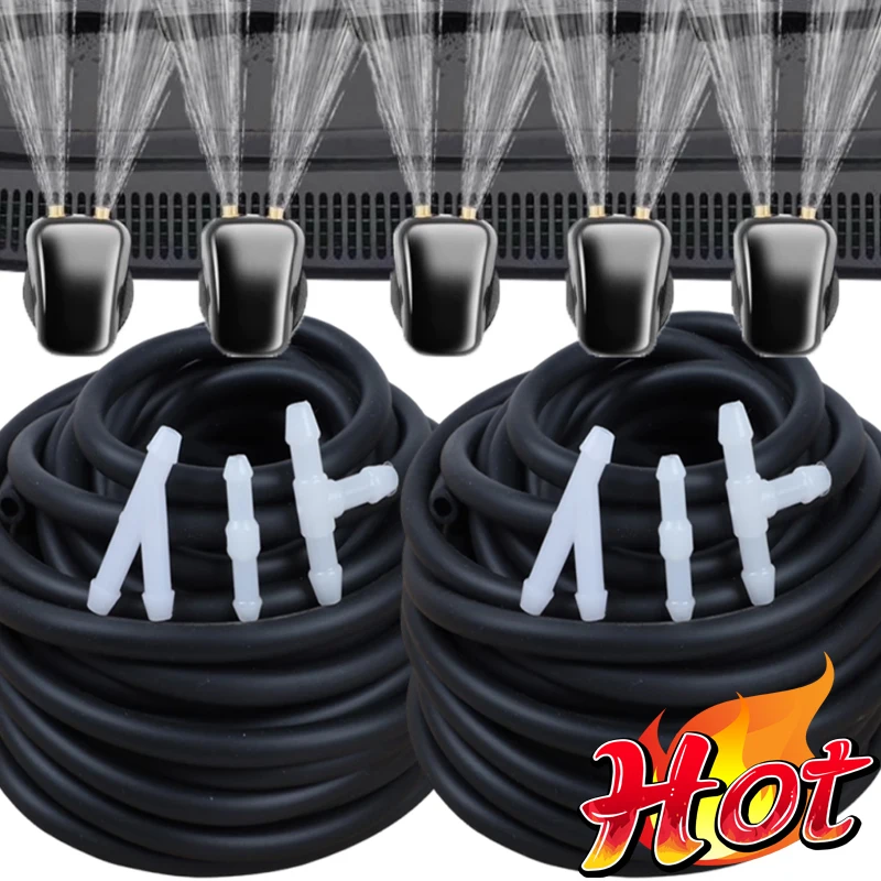 

Hot Car Auto Windshield Washer Hose Wiper Blade Pipe Jet Spray Nozzle Water Fluid Tube Joiner Connector Replacement Kit 1m/2m