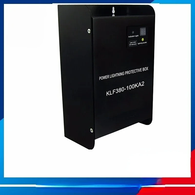 100KA 380VAC Three Phase Surge Protection Device Box with Lightning Counter