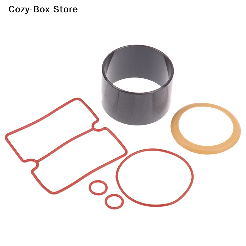 [ZY]1Set Vacuum Pump Oil-Free Mute Air Compressor Cylinder Sleeve Piston Cylinder Ring Kit For Mute Air 550W 750W 1100W 1500W