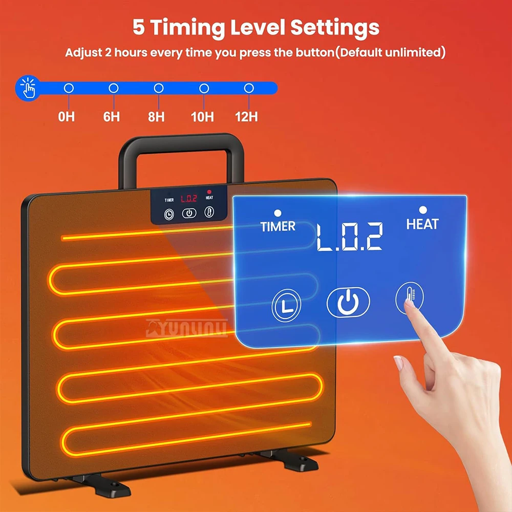 2025 نسخة ترموستاتي مشع الكلب الحيوانات الأليفة لوحات التدفئة سخان محمول ثرموستاتي حظيرة الدجاج سخان TD-901