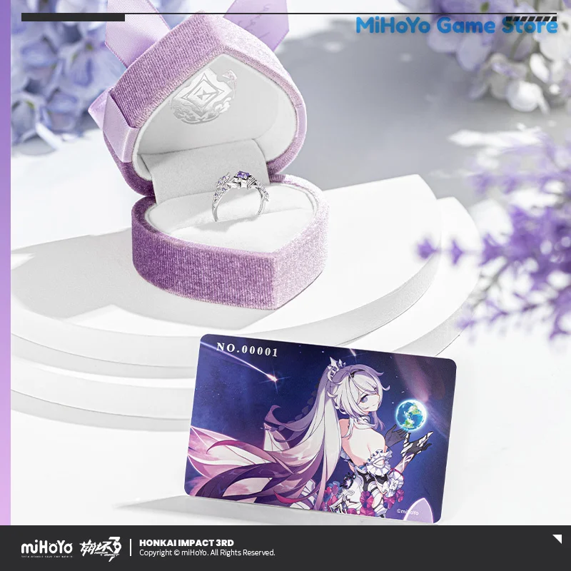 كيانا الدائري هيرشر من النهائي الدائري هونكاي تأثير 3 الأصلي كيانا كاسلانا تأثيري دوجين اكسسوارات عيد الميلاد هدية عيد ميلاد #2