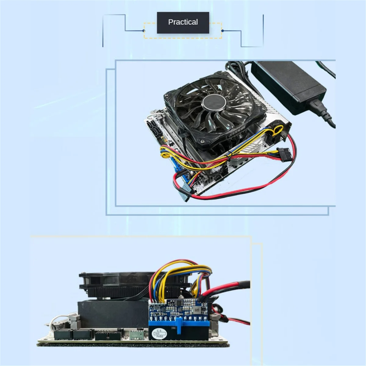 

DC-ATX 160W Direct Plug Power Module Conversion Board 12V 160W High Power PSU 24Pin MINI ITX DC to ATX PC Power Supply