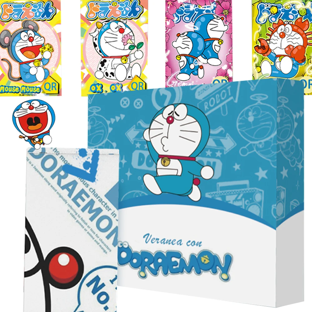 

Original Doraemon Cards Peripheral Collection Science Fiction Anime Nobita Nobi Hot Stamping Character Portrait Card Child Gift