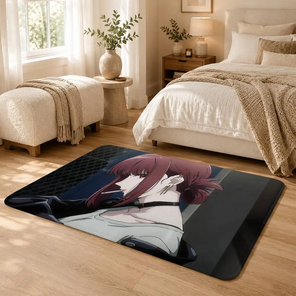 S-Smoking Behind the Supermarket with You Floor Mat Non-Slip Absorbent Floor Mat Decorative Rug for Home Bathroom Bedroom