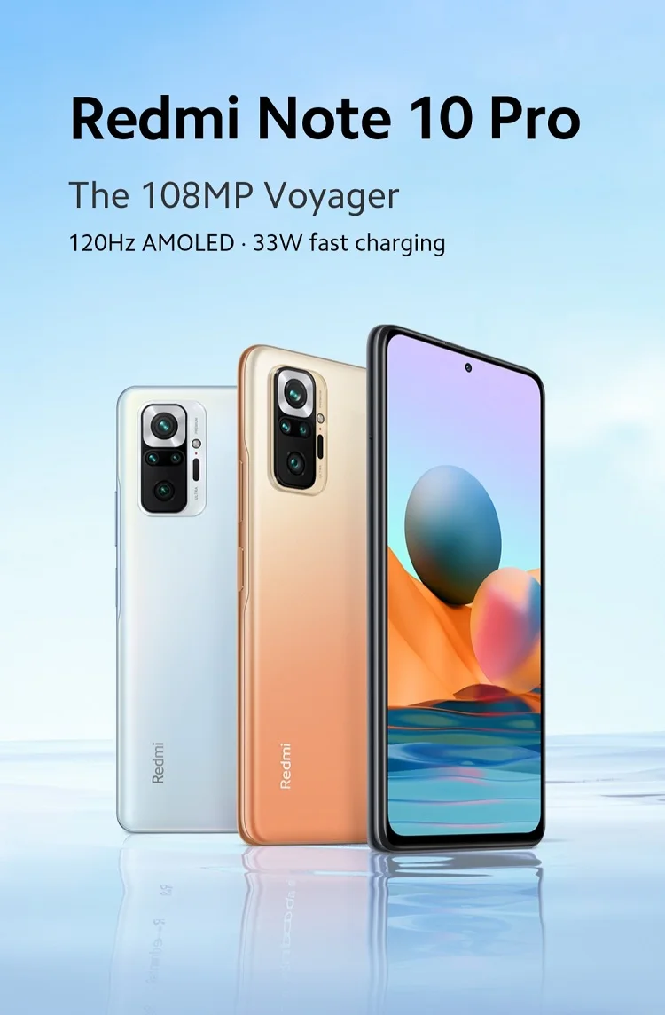 Xiaomi Redmi Note 10pro 4G Smartphone 6.67