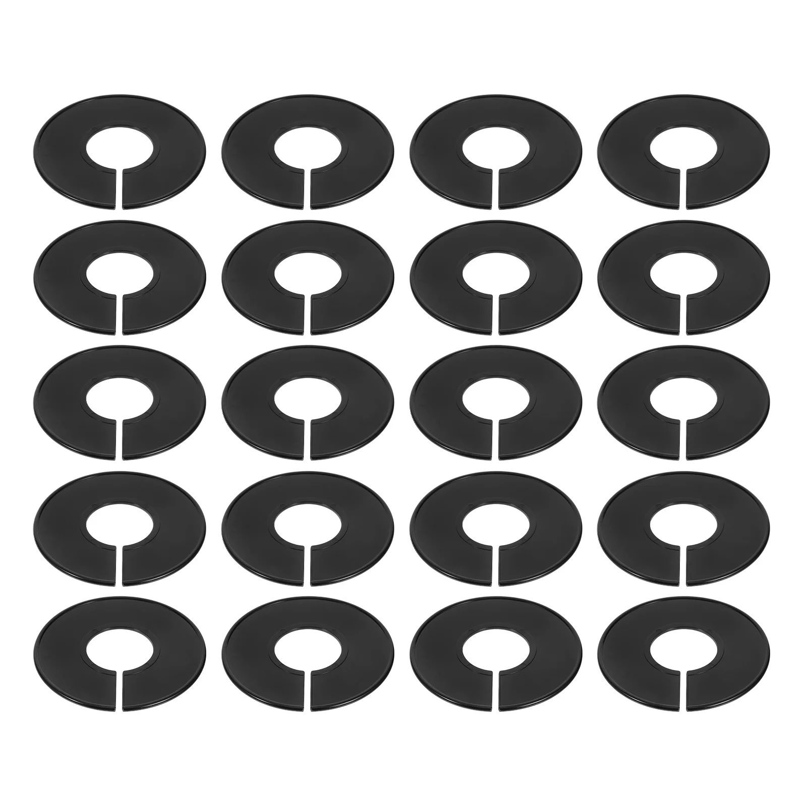 ตัวแบ่งช่องตู้เสื้อผ้าพลาสติก 20 ชิ้น สีเขียว รูปทรงกลม ป้ายบอกขนาดตู้เสื้อผ้า ป้ายเปล่าสำหรับแขวนเสื้อผ้า อุปกรณ์จัดระเบียบตู้เสื้อผ้า