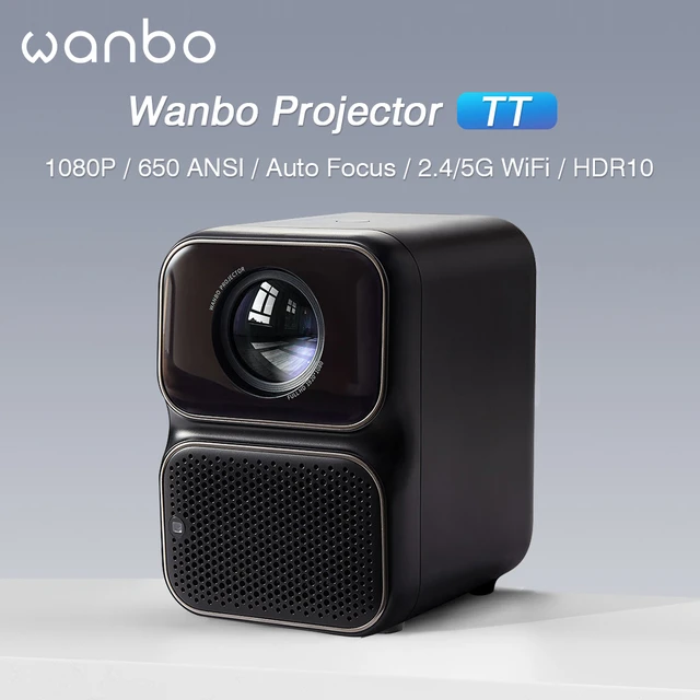 Wanbo tt-ホームシアターミニプロジェクター,Netflix認定,フルHD 1080p,15000ルーメン,hdr10,5g -  AliExpress