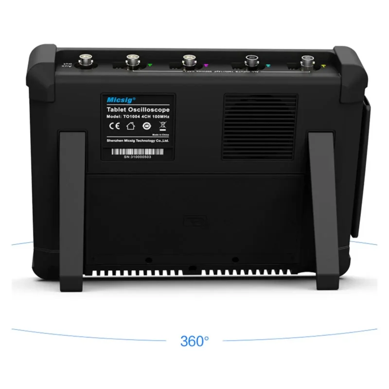 Micsig Digital Tablet Oscilloscope TO1004/TO2002/TO2004/TO3004 Sampling Rate 2GSa/s Memory Depth 220Mpts Analog Channels 2/4