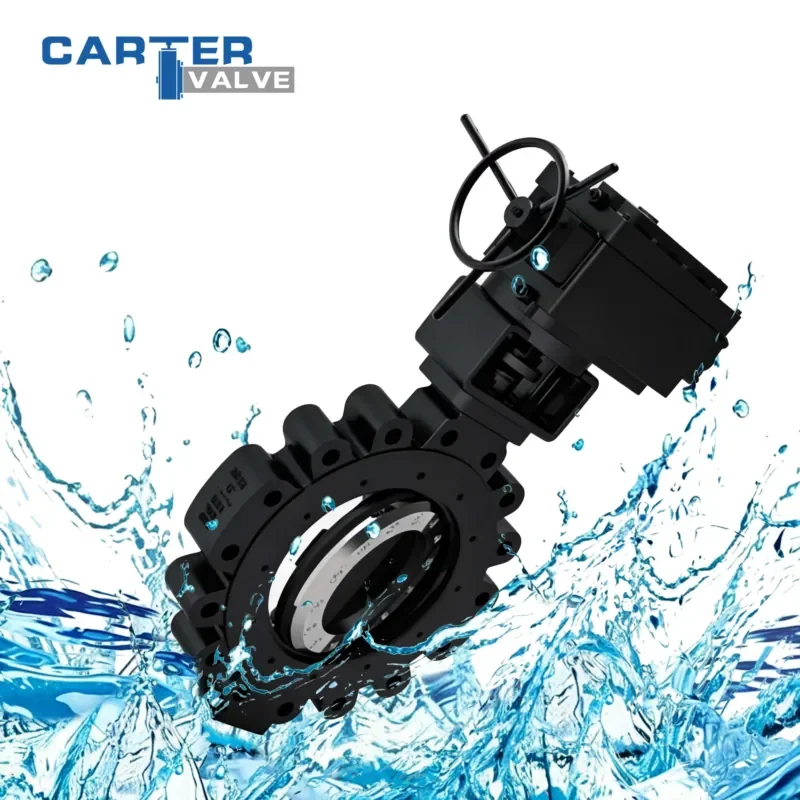 Steam Butterfly Valve 304 316L Duplex Steel Explosion Proof Electric Actuator Hard Seal Superheated Steam ANSI API OEM Oil