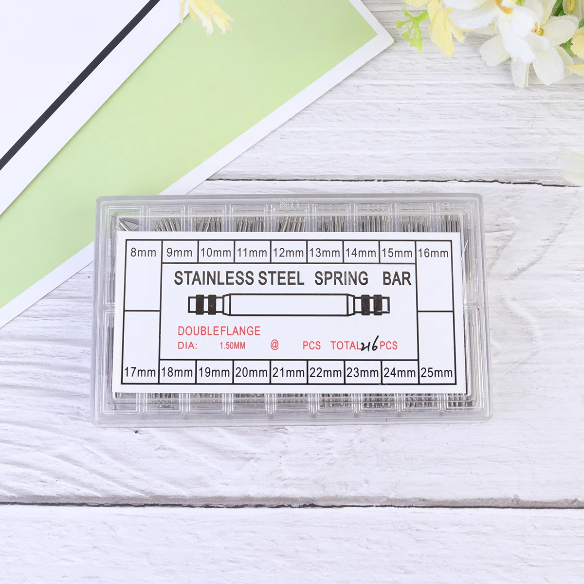 

216Pcs Watch Band Removing Tool Robust Metal Design for Effortless Strap Changes and Link Adjustments 8Mm-25Mm Fit Watch Band