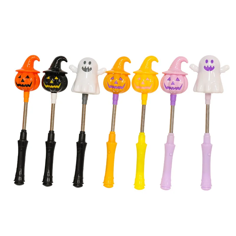 Luz de atmósfera de decoración de linterna de calabaza de Halloween