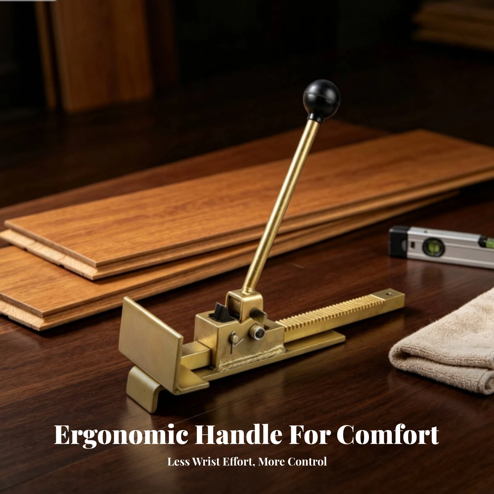 Flooring Installation Tool Professional Wood Flooring Clamp Easy to Use Serrated for DIYers, Home Renovation
