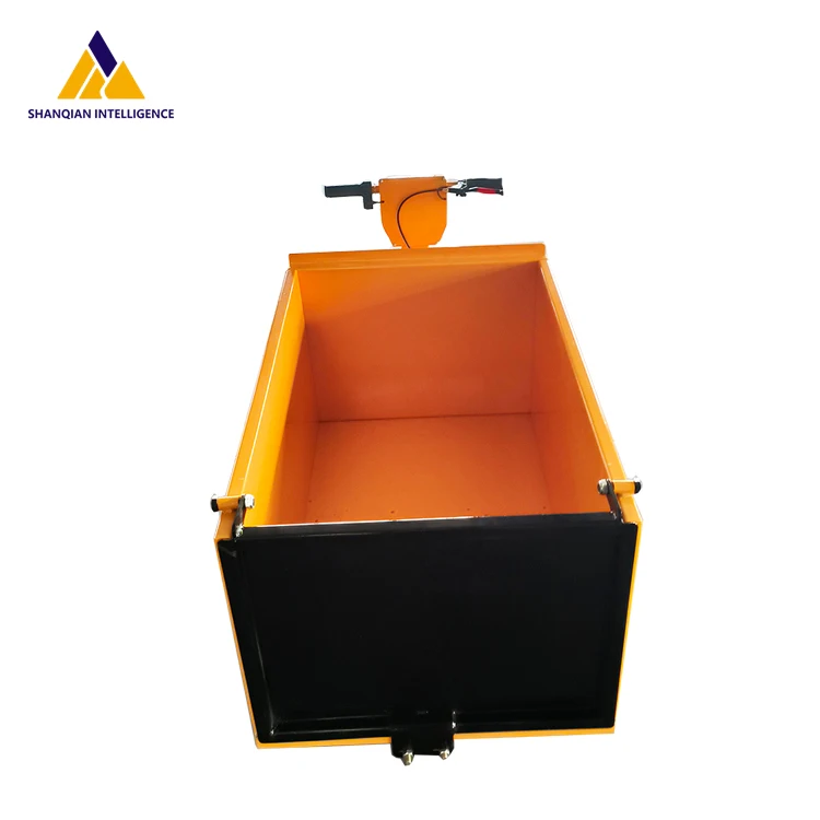 

Factory Price Hand Push Three Door Transport Vehicle Concrete Vehicle Wheelbarrow Electric Dump Tricycle