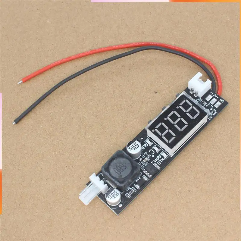 A92Z DC 12V PWM 2-3 Wire Fan Temperature Controller Speed Governor Display Module For PC Fan/Alarm Durable , Ring Probe