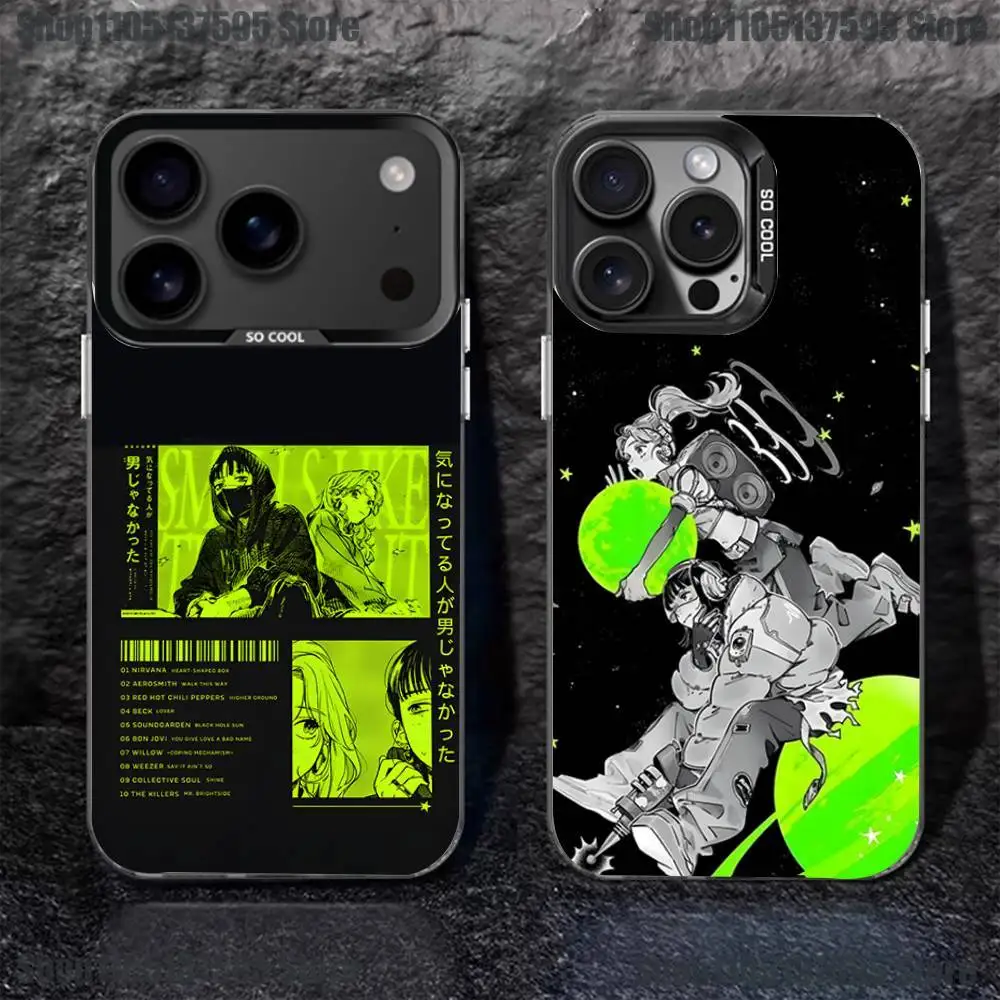 

Tgswiiwagaa Mitsu Aya Les Phone Case For iPhone 17,16,15,14,13,12,11,Pro,XS,Max,Plus,Mini,SE4,E Black Matte Shockproof Cover