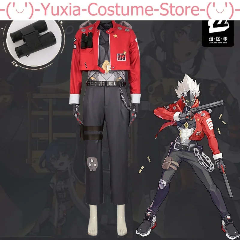 Zenless Zone Zero Bilicid Men Dual-gun Props Cosplay Costume Cos Game Anime Party Uniform Hallowen Play Role Clothes Clothing