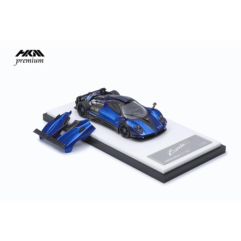 HKM In Stock 1:64 Zonda 760 LH Openable Hood Diecast Diorama Car Model Collection Miniature