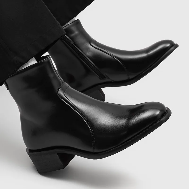 

Retro Mens Ankle Chelsea Boots Luxury Handmade Quality Comfortable 2026 Autumn British Style Outdoor Social Business Shoes Male