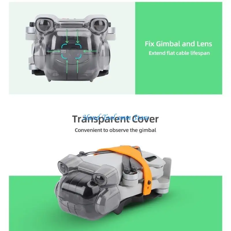 

H37F Camera Lens Cover Gimbal Protective Guard for Mini 3 Camera Lens Dustproof