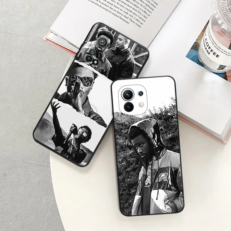 Black Matte Anti-Drop Phone Case For Xiaomi Mi 9 9T Roddy Ricch Redmi Note 11 10 Pro Lite 5G 11s 10s 9s 9a 9c 10c 10a 9i Cover